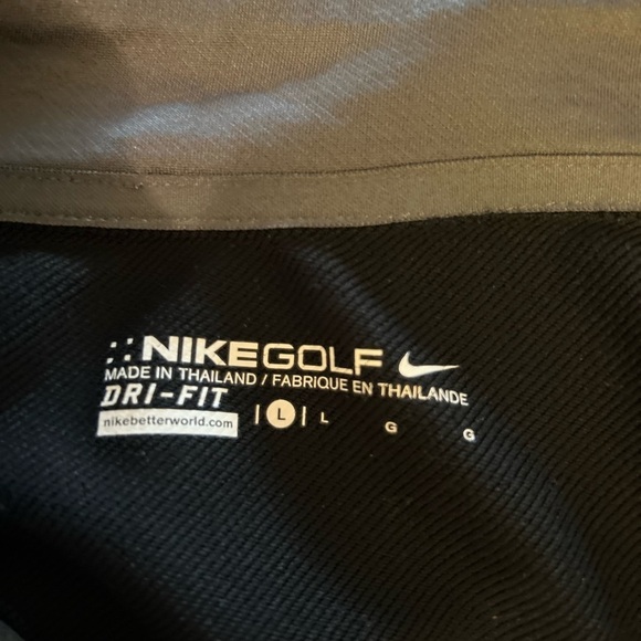 Nike Mens Dri-Fit Quarter-Zip Pullover Blk Jacket L Atlaa Copco - Picture 4 of 4